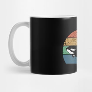 Retro Vintage Whale Orca Gift, Killer Whale Lover Mug